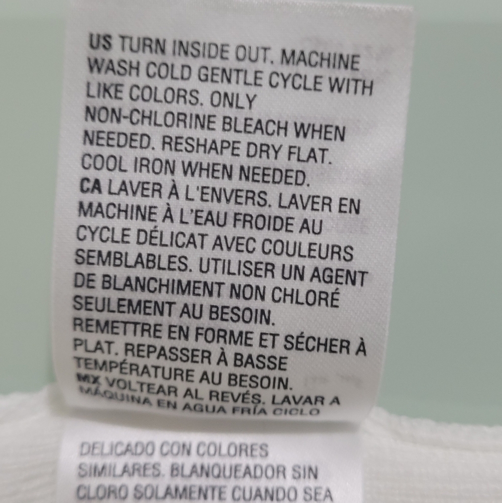 Bar III Woman's Ribbed Tank Top NWOT White Size XL - Picture 9 of 9